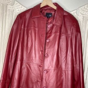 Oversize Genuine leather Coat!